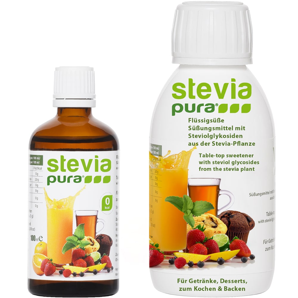 Stevia Flüssigsüße 50ml steviapura Markenqualität.